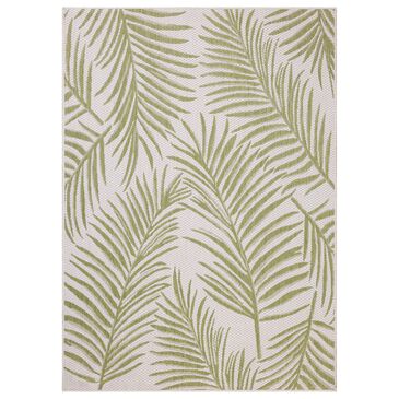 Loloi Easton Ivory and Green 2"3" x 3"9" Indoor/Outdoor Area Rug, , large