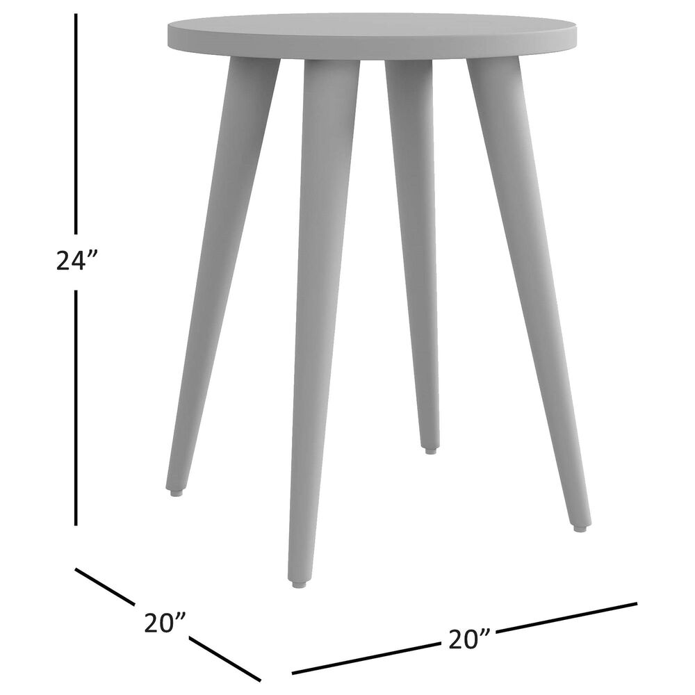 Waltham Prelude Round End Table in Walnut, , large