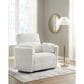 Ashley Gosaldo Power Swivel Glider Recliner in Silver, , large