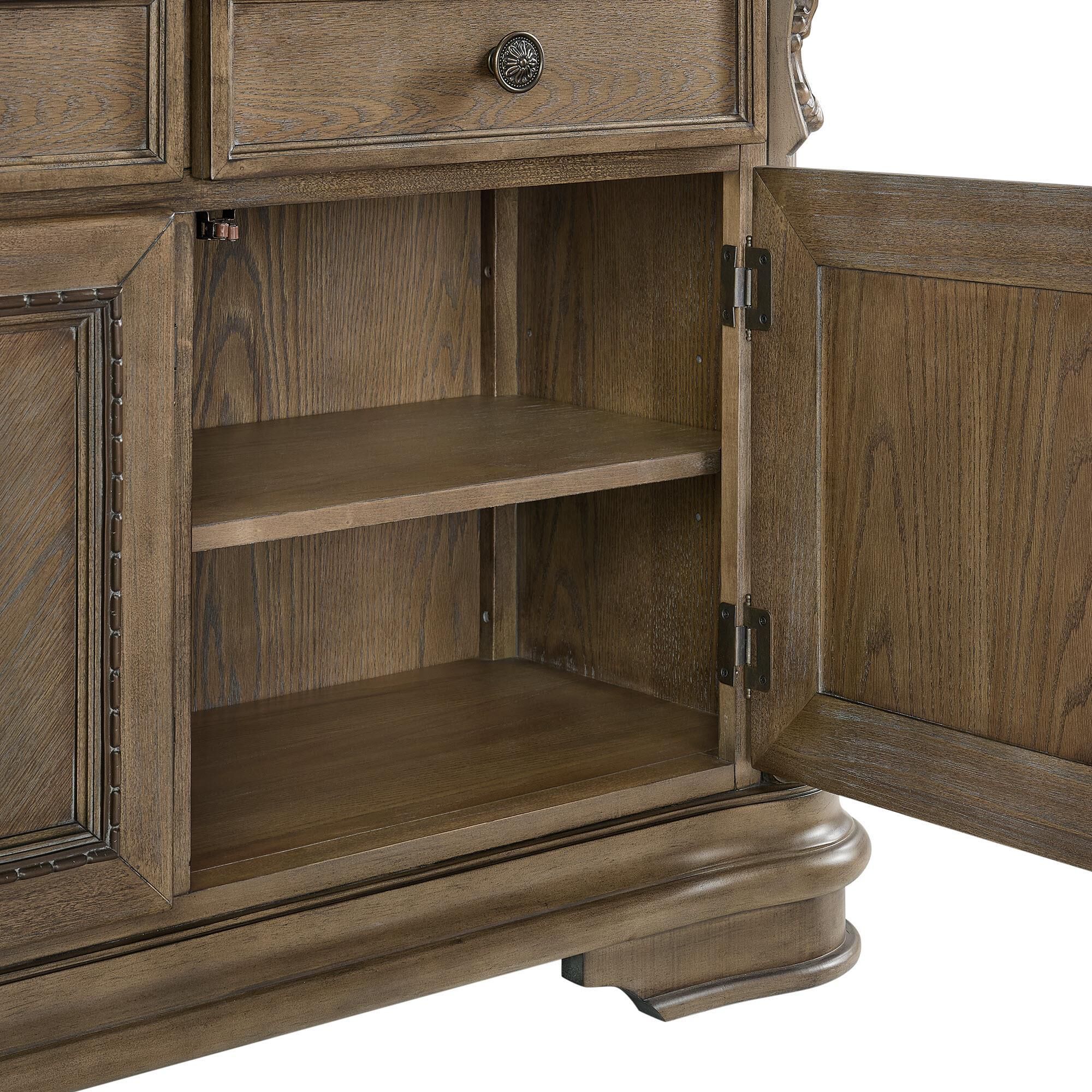Mayberry Hill Madison Park 3-Door Server in Walnut