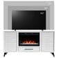 Legends Home Malibu 64" Fireplace Console in White, , large