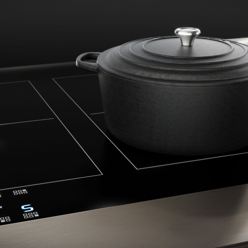 JennAir 6.3 Cu. Ft. Electric Induction Range in Stainless Steel, , large