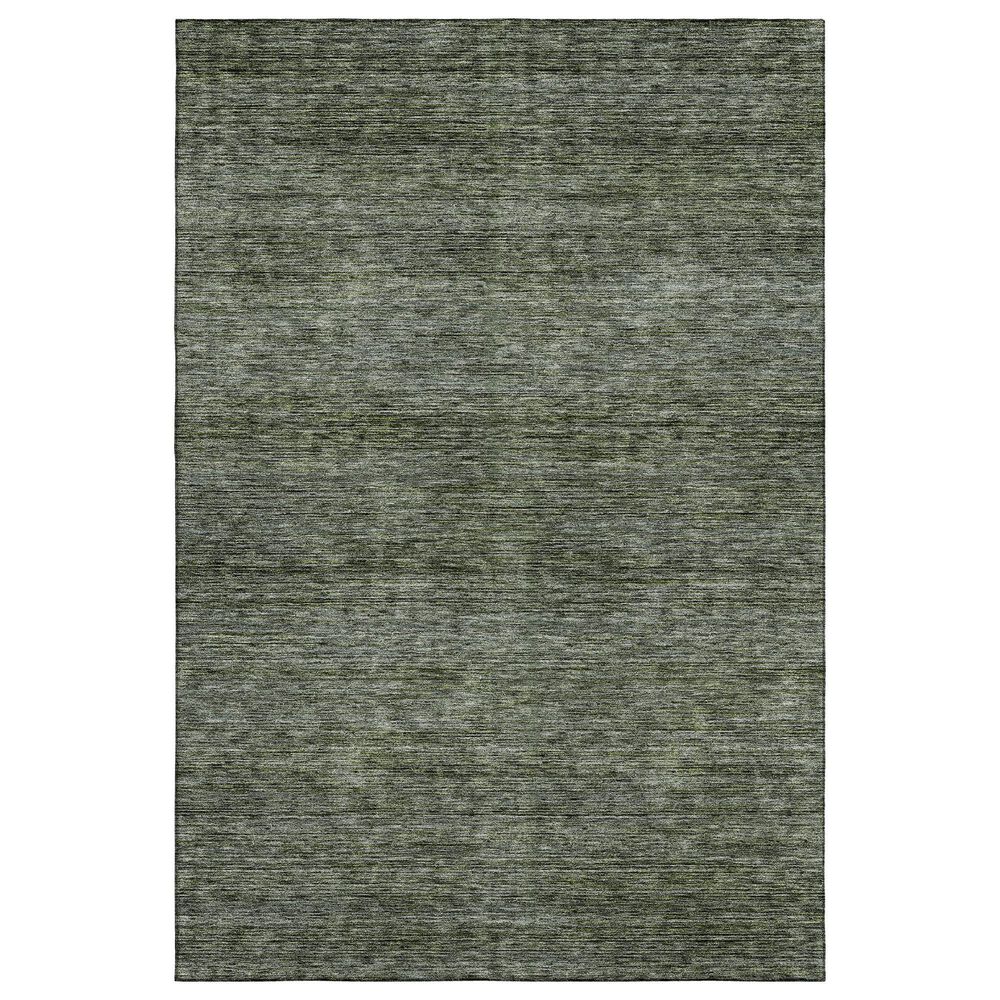 Dalyn Rug Company Soft Essentials Solid Basil 10" x 14" Indoor/Outdoor Area Rug, , large