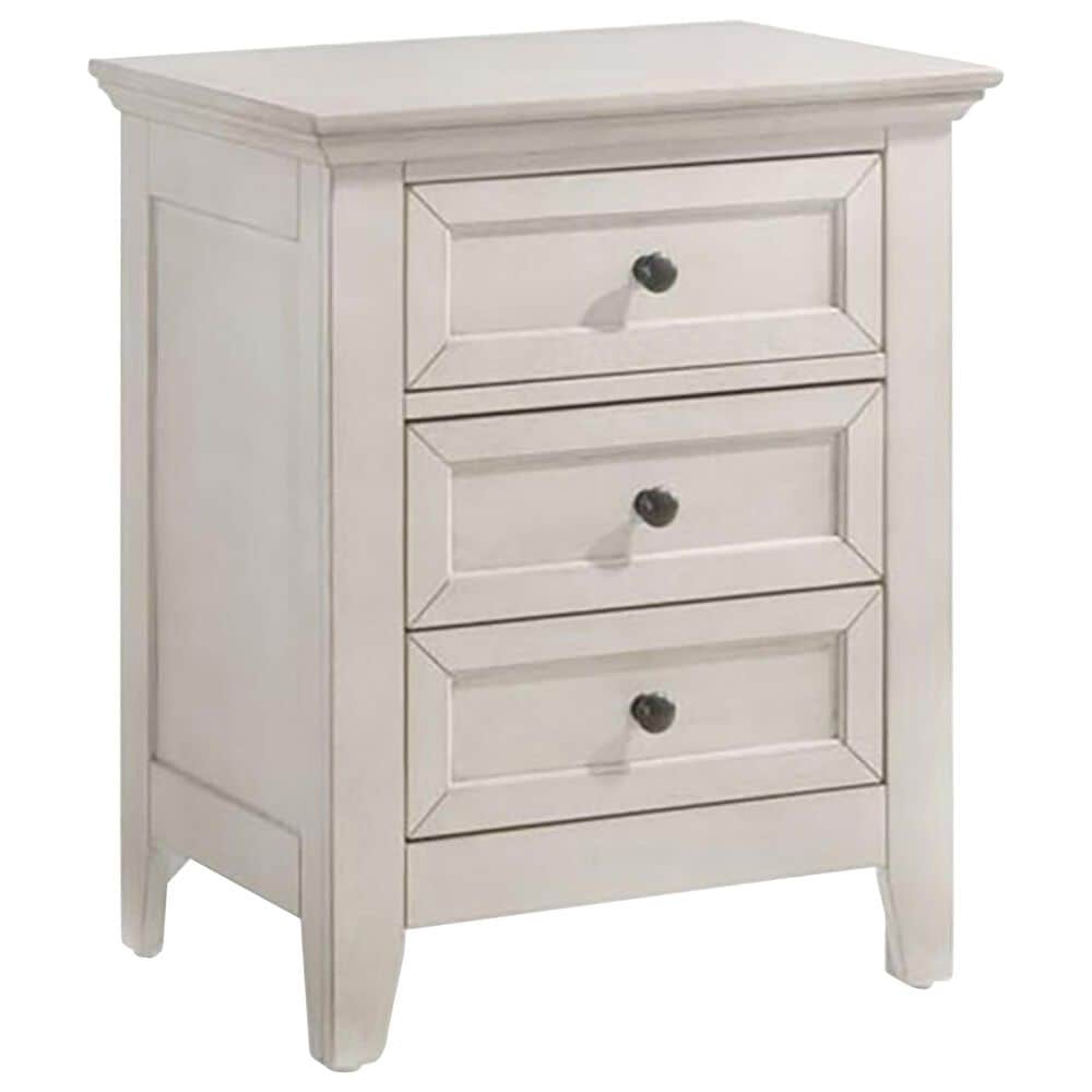 Hawthorne Furniture San Mateo 4-Piece King Storage Bedroom Set in Rustic White, , large