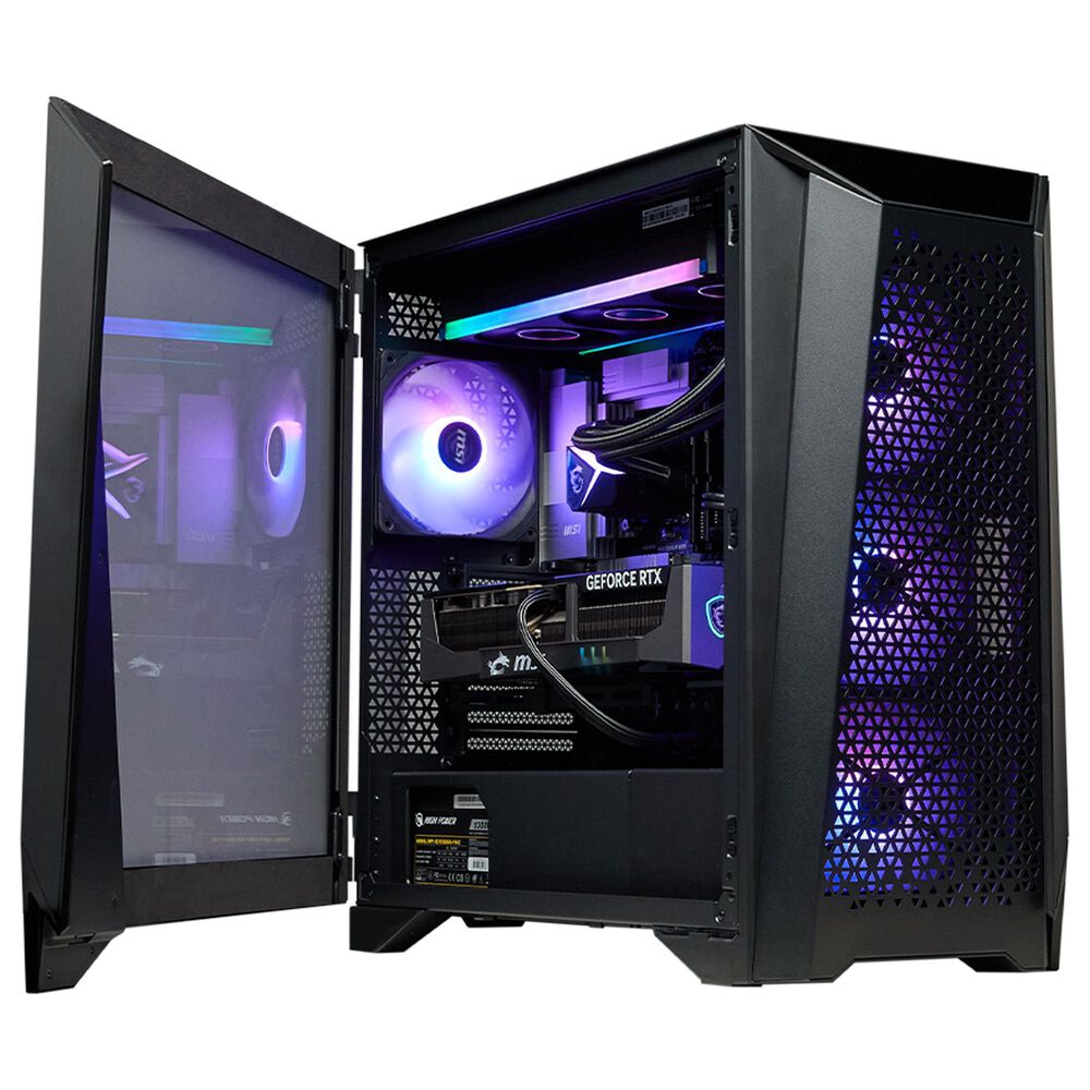 MSI Infinite RS AI 2NVZ9-1289US Gaming Desktop | Intel Core Ultra 9 285K - 64GB RAM - NVIDIA GeForce RTX 5090 Graphics - 2TB SSD in Black, , large