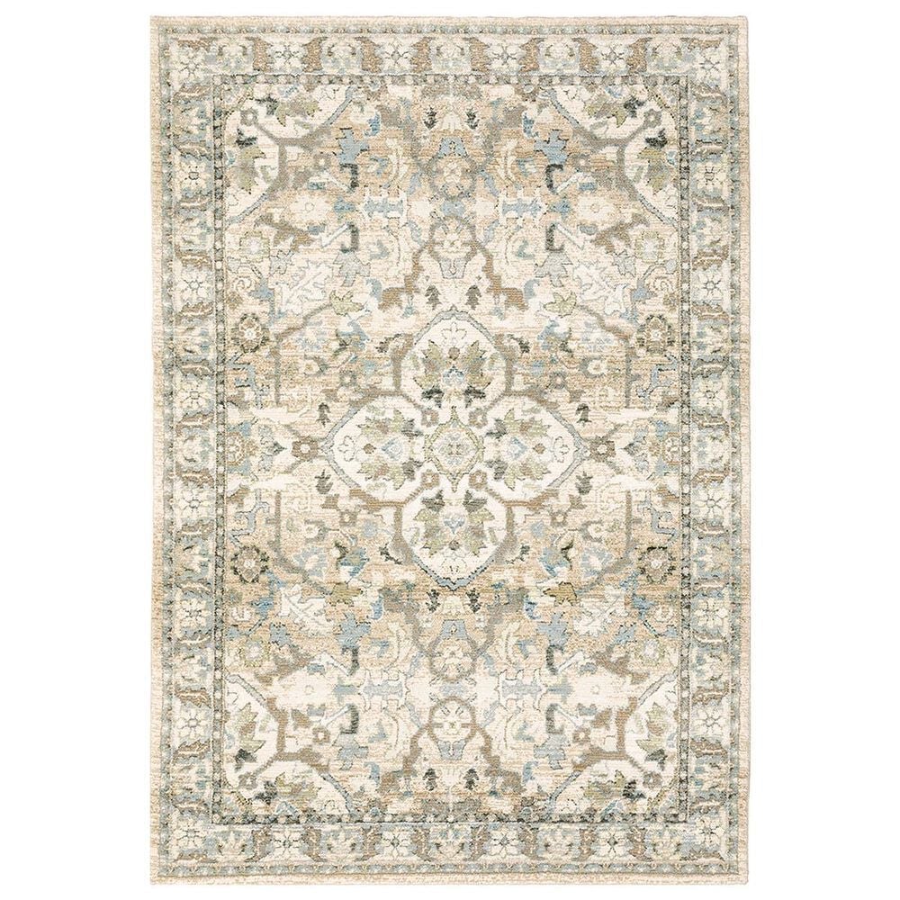 Oriental Weavers Andorra 9818G 2"6" x 12" Beige Runner, , large