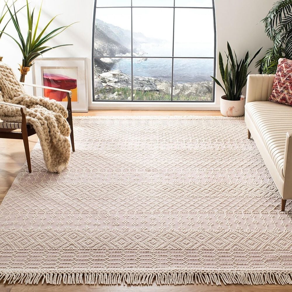 Safavieh Natura 10&#39; x 14&#39; Ivory and Pink Area Rug, , large