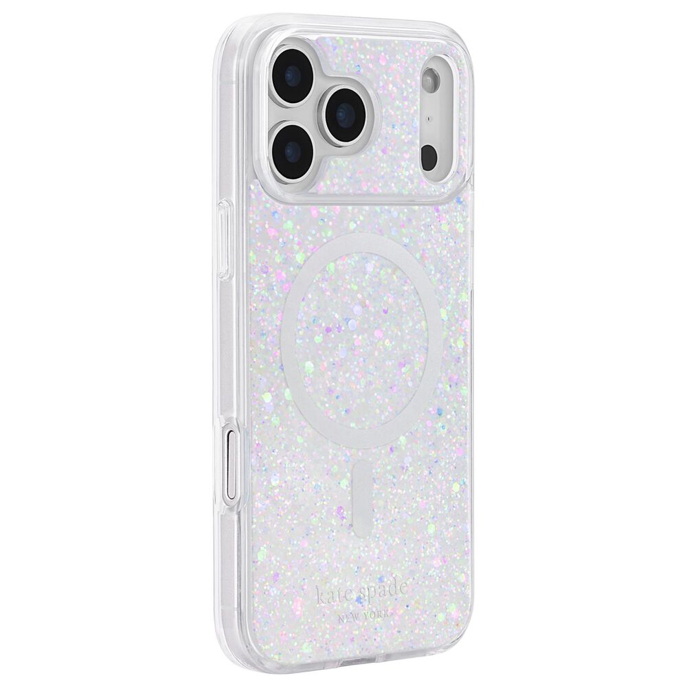 Kate Spade Protective MagSafe Case for iPhone 17 Pro Max in Chunky Glitter, , large