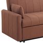 Coaster Portland Stationary Sofa Sleeper in Copper, , large
