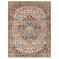 Surya Chicago CHG2306 6"7" Round Light Beige, Blue, Brick Red, Burnt Orange, Mustard, Taupe Area Rug, , large