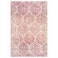 Safavieh Madison MAD604R 4" x 6" Cream and Fuchsia Area Rug, , large