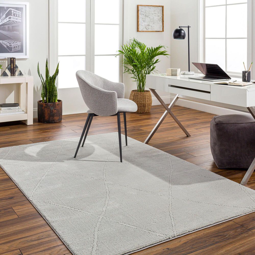 Surya Alder 6&#39;4&quot; x 9&#39; Light Slate and Gray Area Rug, , large