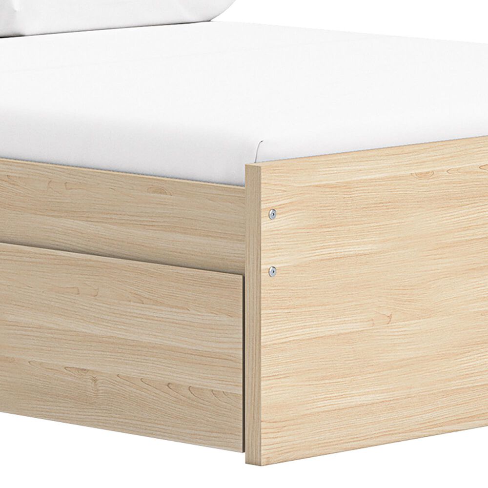 Ashley Onita Queen Platform Bed with 2 Side Storage in Natural, , large