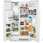 Amana 24.6 Cu. Ft. 35.5" Side-by-Side Refrigerator with Dual Pad External Ice and Water Dispenser in White, , large