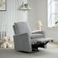 Oxford Baby Uptown Power Swivel Glider Recliner in Corduroy Ash Gray, , large