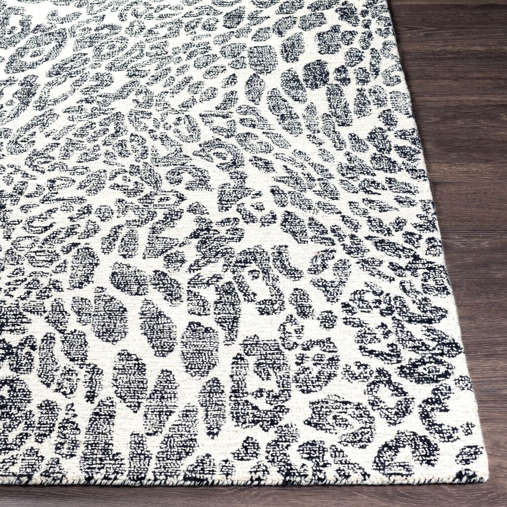 Surya Maroc MAR-2323 9&#39; x 12&#39; Black and Beige Area Rug, , large