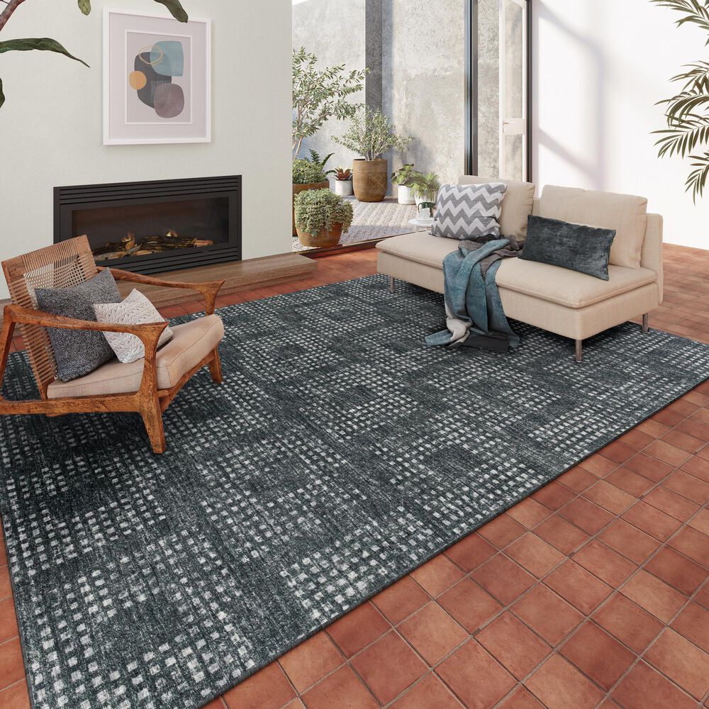 Dalyn Rug Company Delano 3&#39; x 5&#39; Midnight Indoor/Outdoor Area Rug, , large