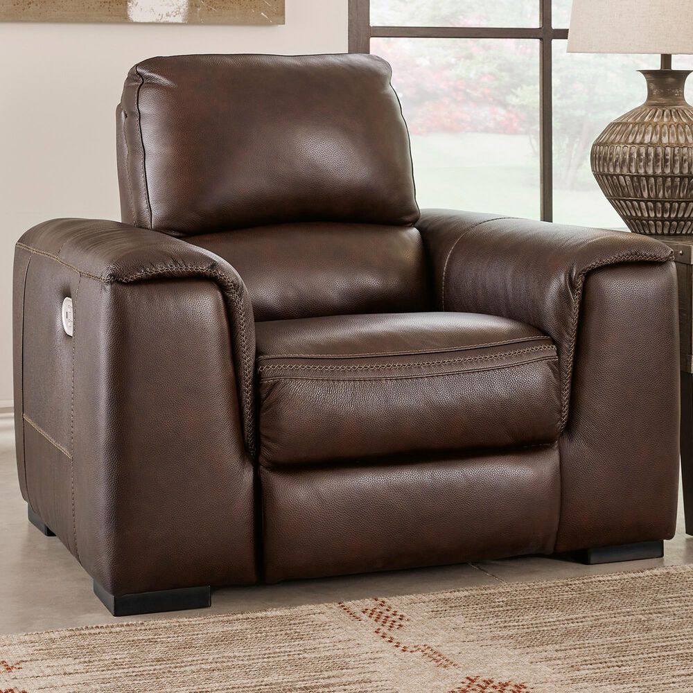 Ashley Alessandro Power Recliner in Walnut, , large