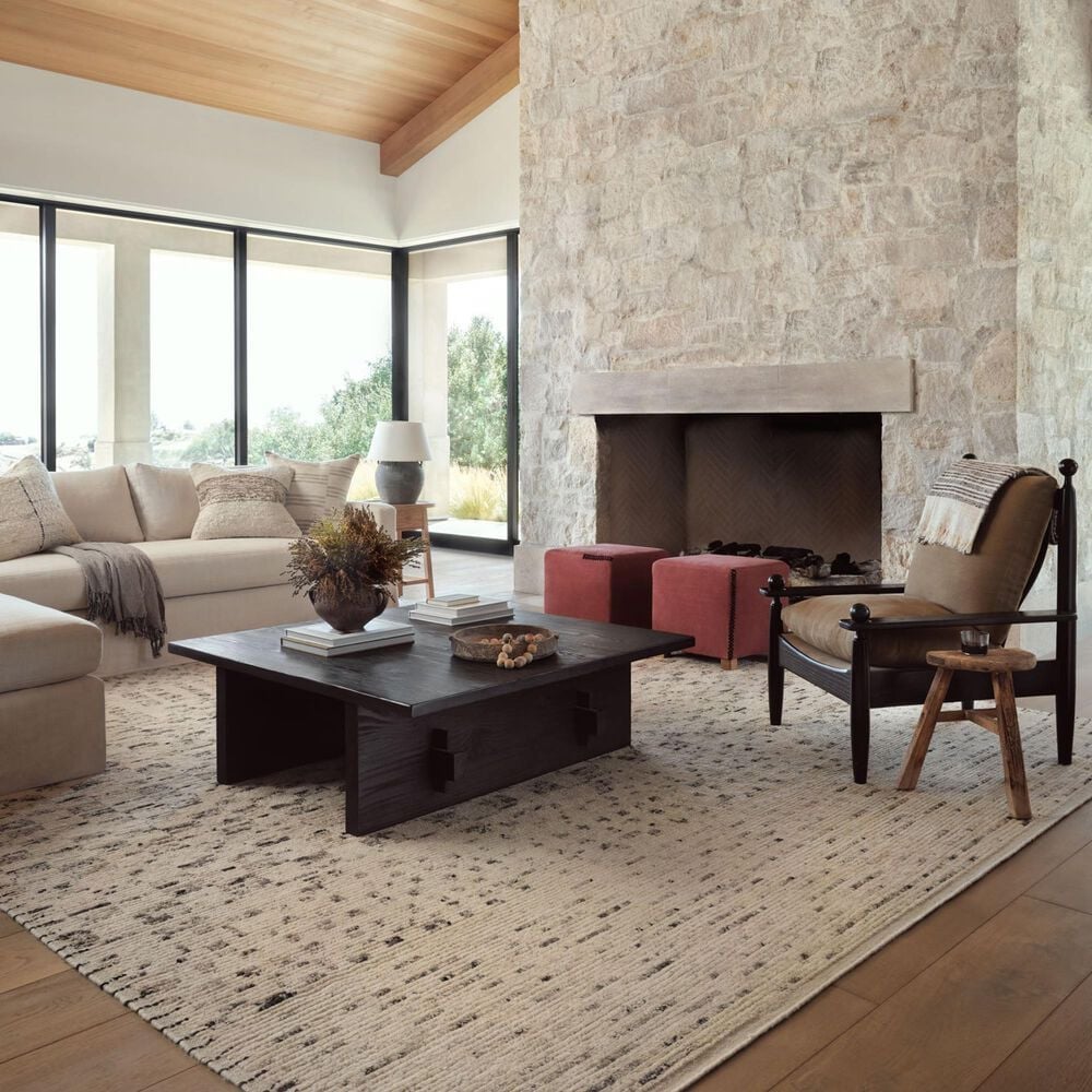 Amber Lewis x Loloi Briyana 4&#39; x 6&#39; Natural and Granite Area Rug, , large