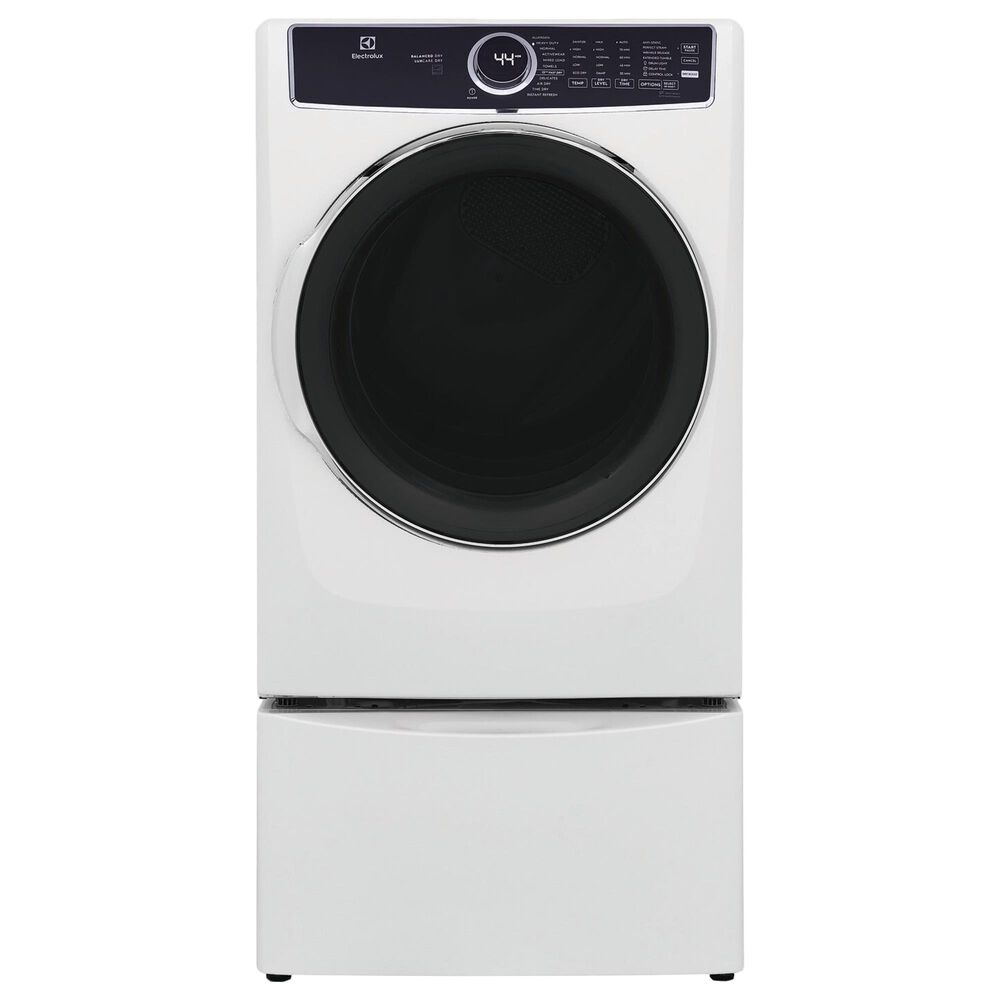 Electrolux 4.5 Cu. Ft. Front Load Washer and 8.0 Cu. Ft. Gas Dryer Laundry Pair in White, , large