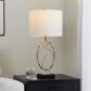 LumiSource Crystal Buds Table Lamp in Black, Clear and Gold (Set of 2), , large