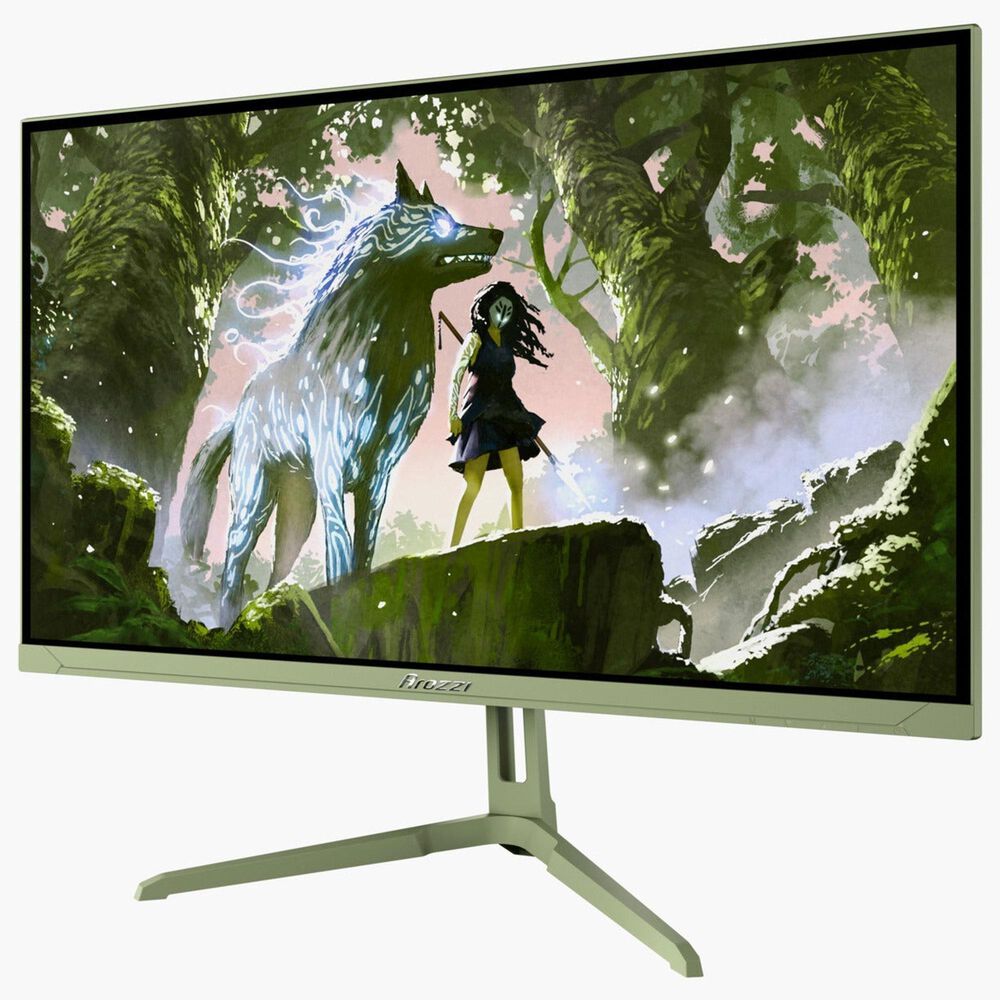 Arozzi Nova 24" IPS 200Hz Gaming Monitors in Forest Green, , large