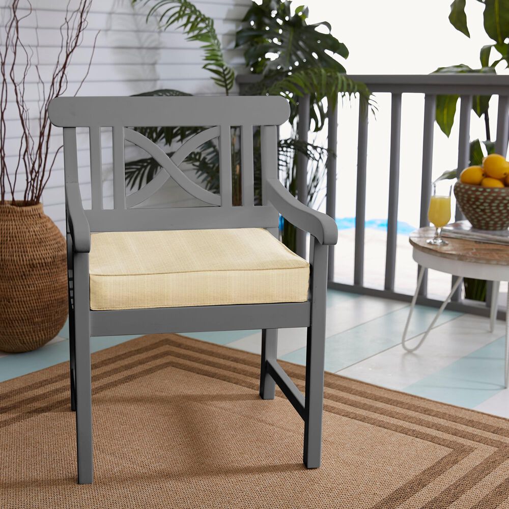 Sorra Home Sunbrella 20" Cushion in Dupione Sand, , large