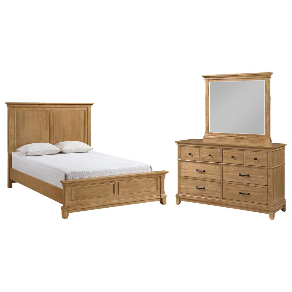 New Heritage Design Sunston 3-Piece Queen Bedroom Set in Honey, , large