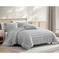 Hallmart Collectibles Bubble 4-Piece Queen Comforter Set in Gray, , large