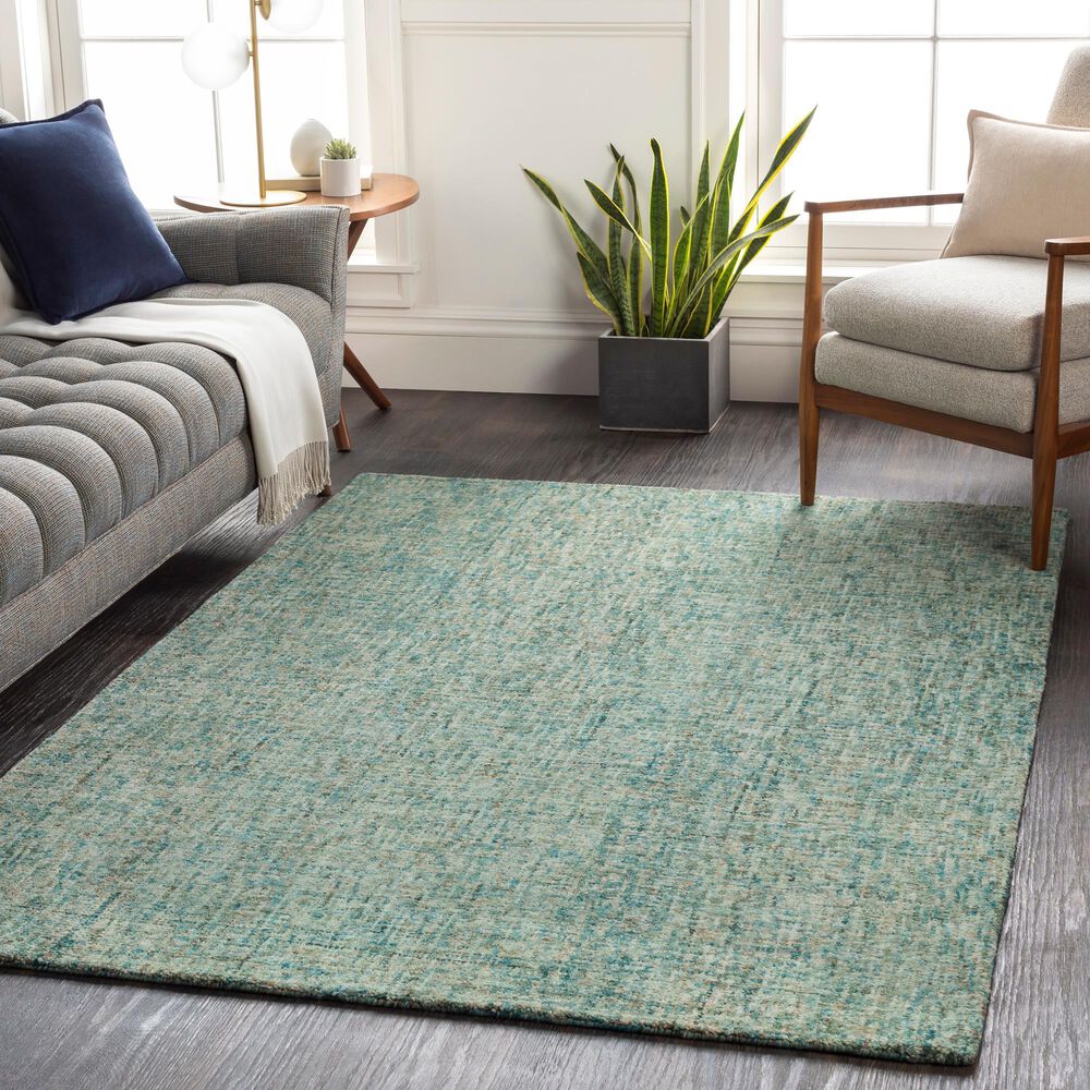 Surya Emily 8&#39; x 10&#39; Green, Sage, Ivory, Teal, Brown and Seafoam Area Rug, , large