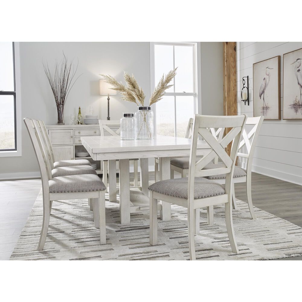 Ashley Robbinsdale Dining Chair Set of 2 in Antique White, , large