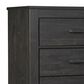 Ashley Brinxton 5 Drawer Chest in Charcoal, , large