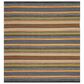 Safavieh Montauk 6" Square Navy and Multicolor Area Rug, , large