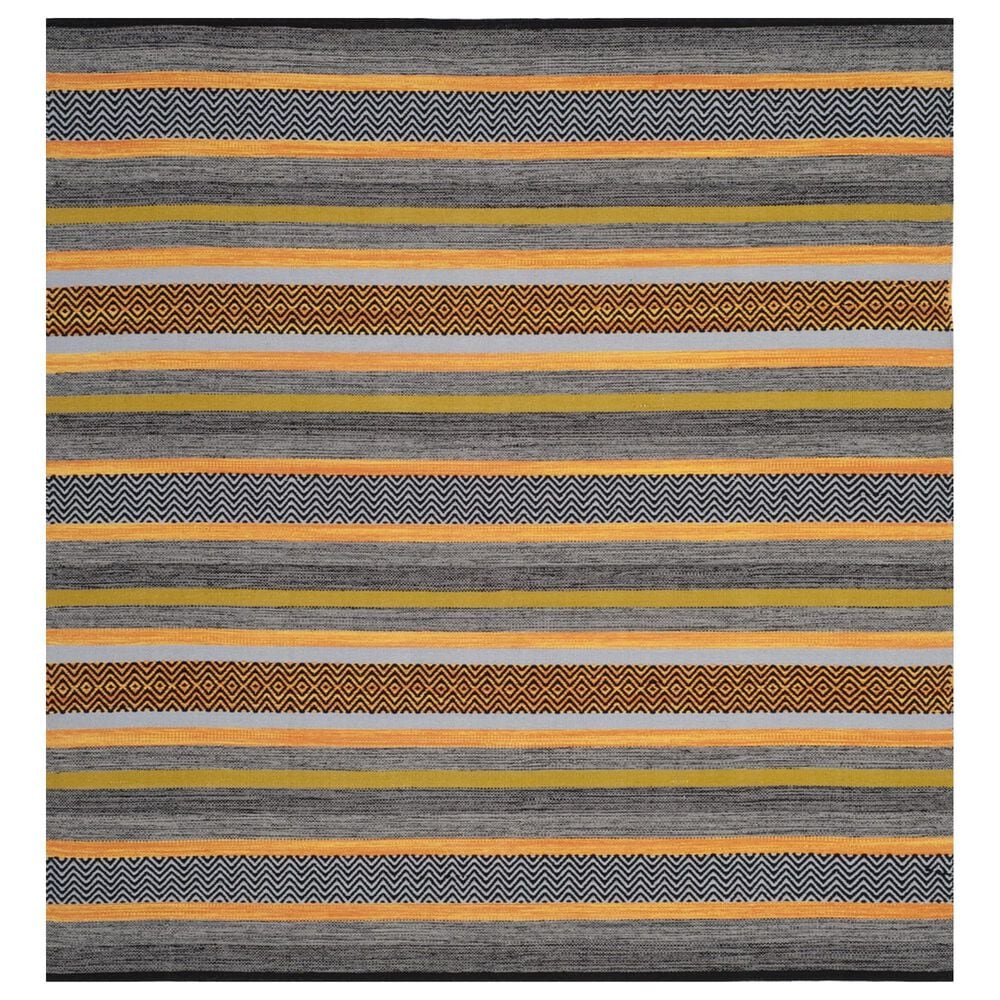 Safavieh Montauk 6" Square Navy and Multicolor Area Rug, , large