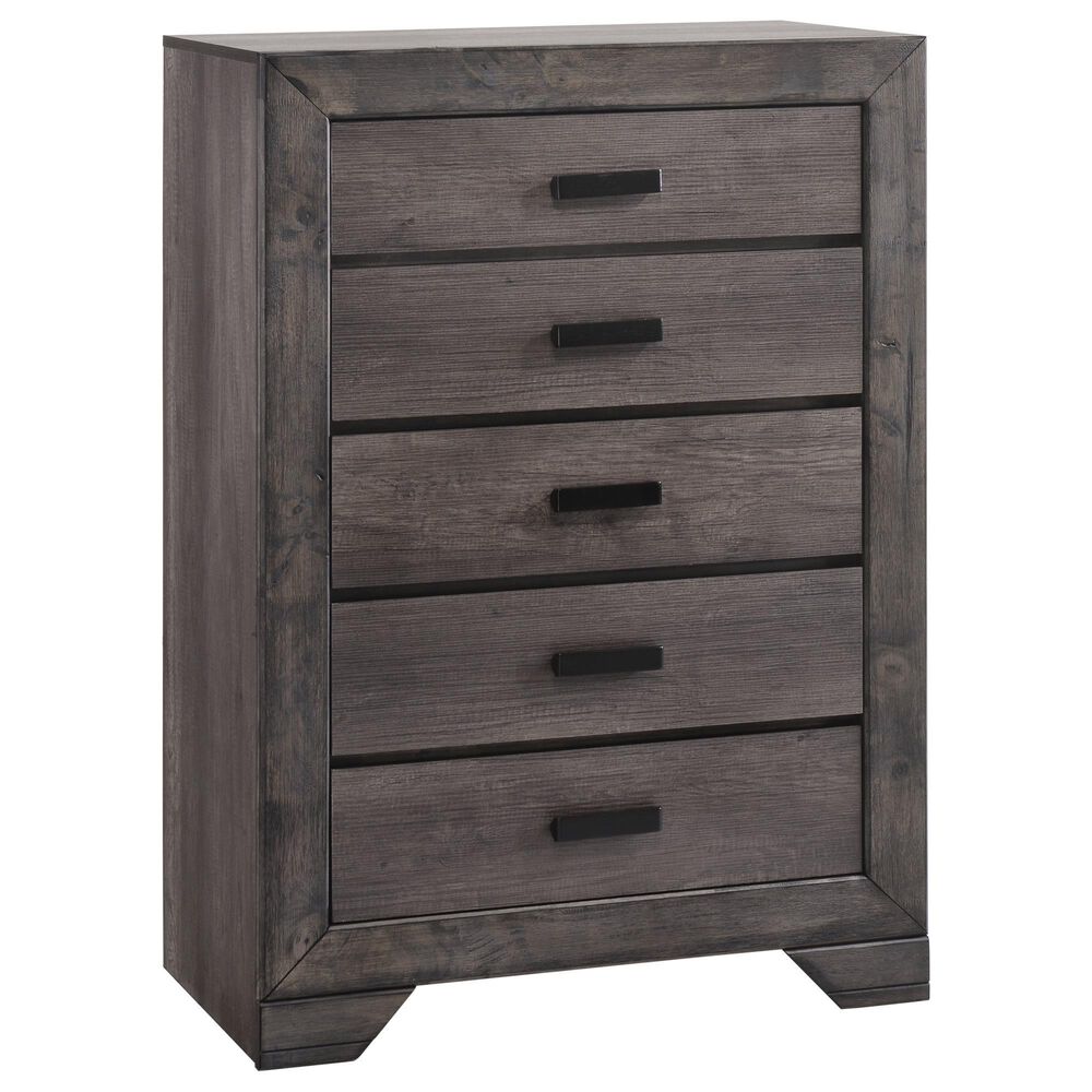 Mayberry Hill Nathan 5-Piece Full Bedroom Set in Gray Oak, , large