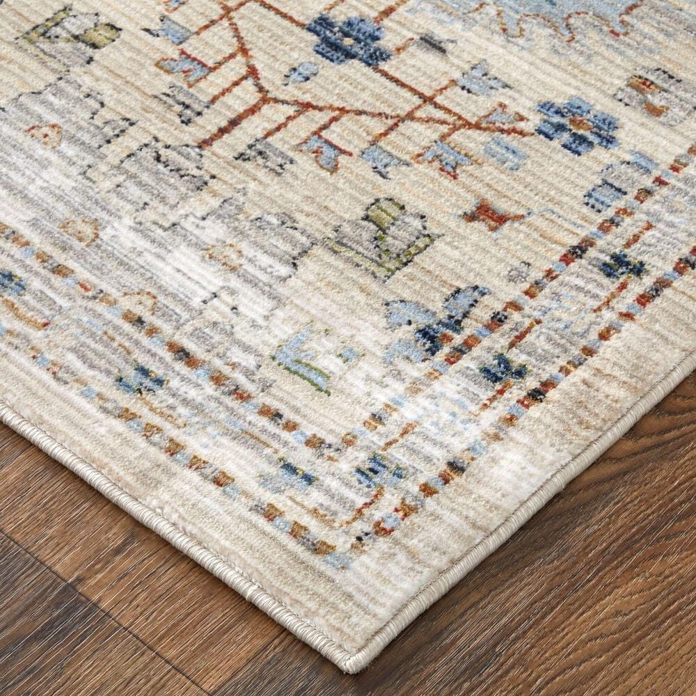 Feizy Melrose 5&#39; x 7&#39;6&quot; Beige and Multicolor Area Rug, , large