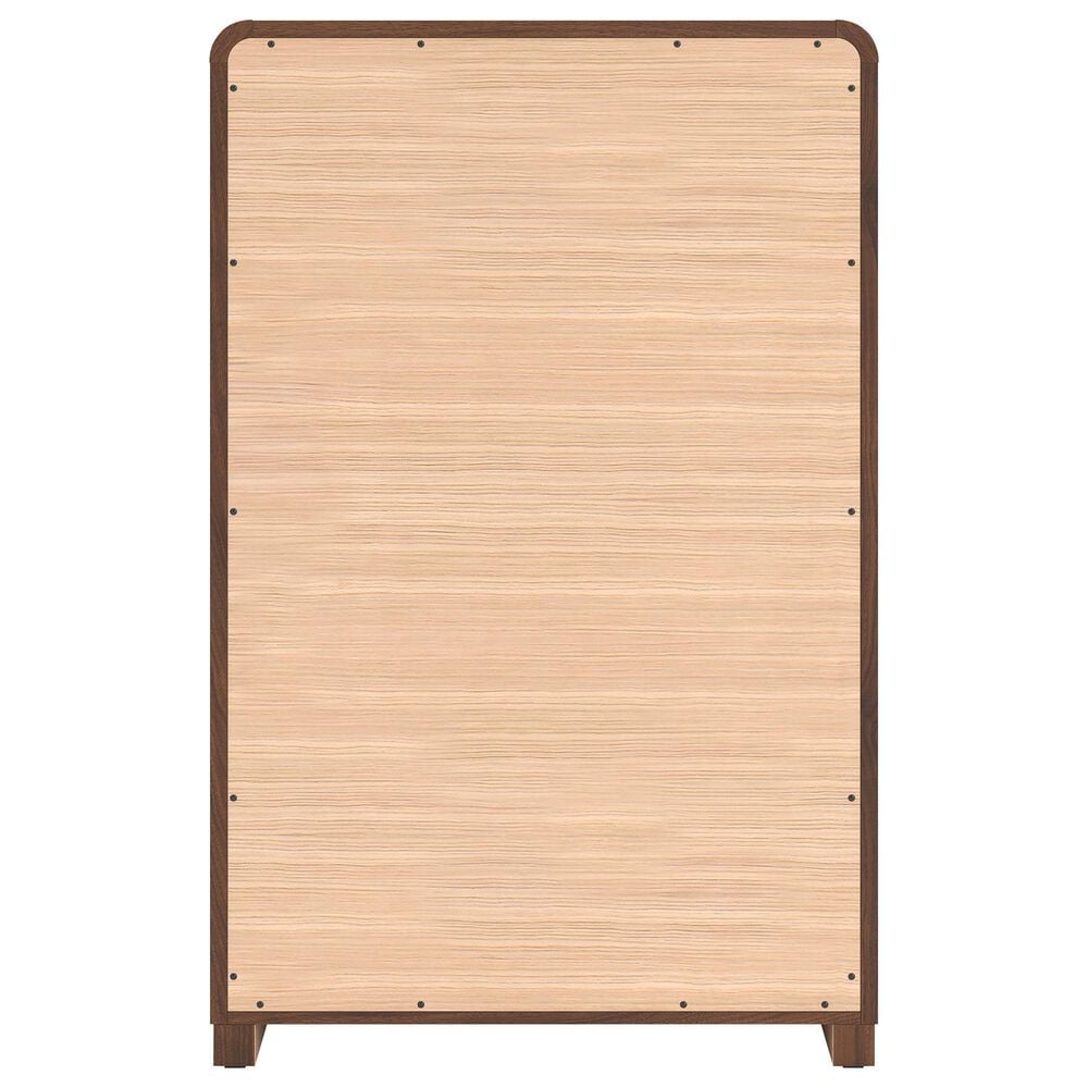 Ashley Fortlorn 5-Piece California King Bedroom Set in Walnut Brown with LED Light, , large
