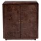 Baxton Studio Valora Storage Cabinet in Dark Walnut Brown, , large
