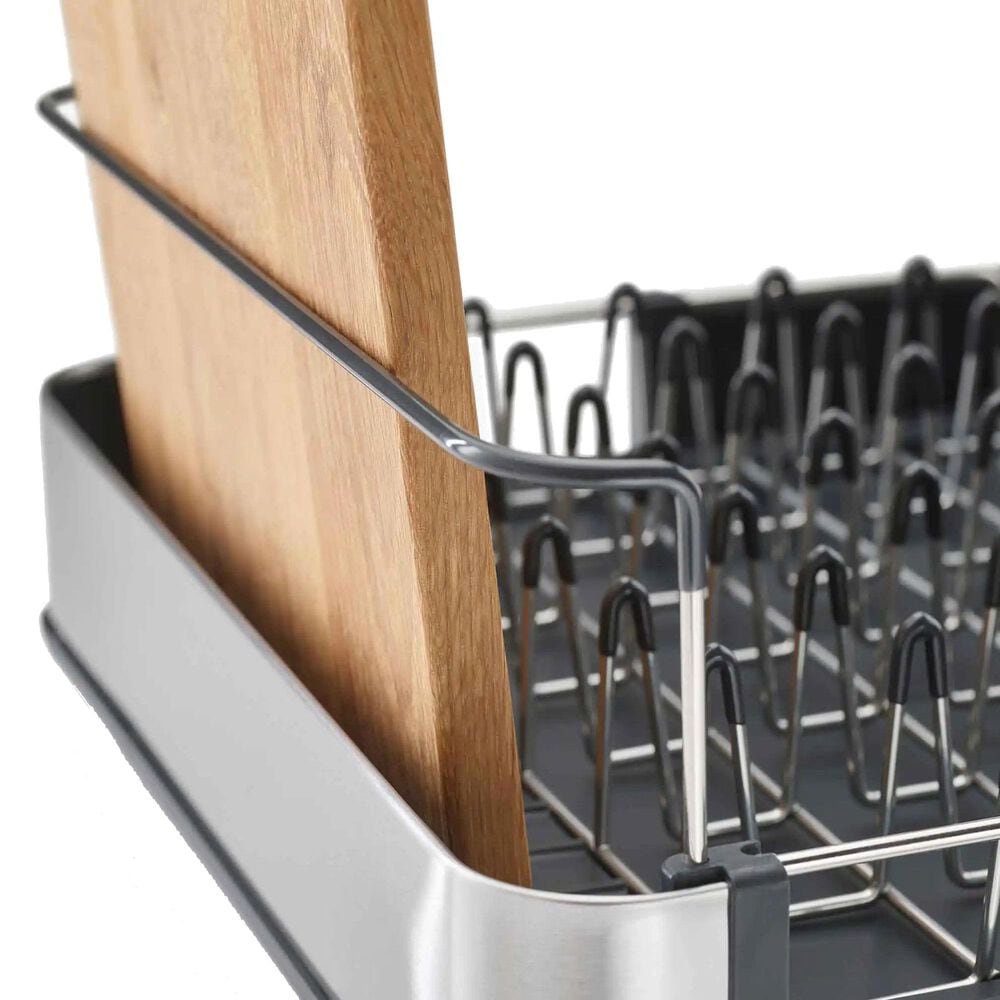 Joseph Joseph Wash and Drain Expandable Dish Drainer in Grey, , large