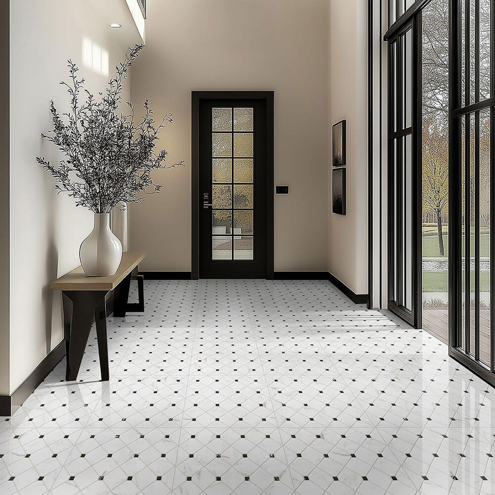 MS International Casa Bianchi 17" x 17" Porcelain Tile, , large