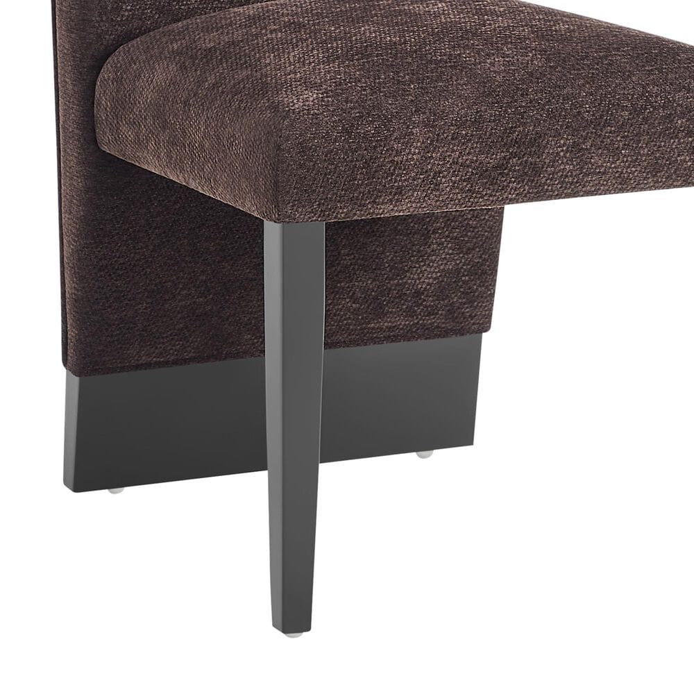 Modern Market Upholstered Side Chair in Brown, , large