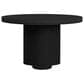 37B Rosalie Round Pedestal Dining Table in Black - Table Only, , large