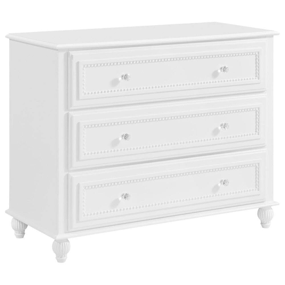 Oxford Baby Briella 3-Drawer Dresser in White, , large