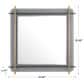 Eichholtz Quinn Mirror in Smoked and Brushed Brass, , large