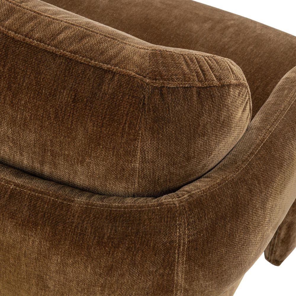 Classic Home Salino Upholstered Lounge Chair in Bronze, , large