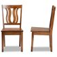 Baxton Studio Fenton Side Chair in Walnut Brown (Set of 2), , large