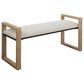 Uttermost Areca Bench in Natural and Black, , large
