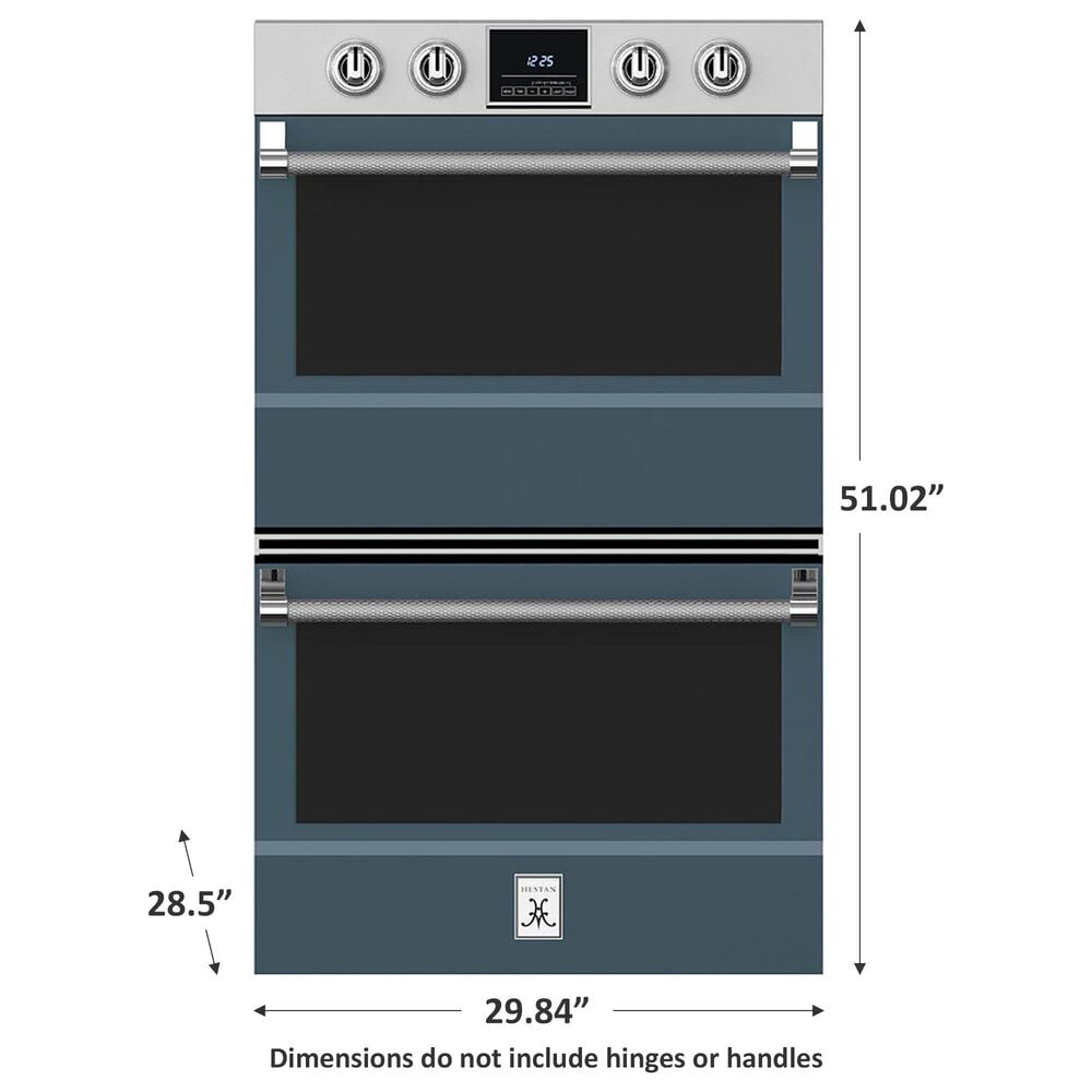 Hestan 30&quot; Double Electric Wall Oven with Convection and TwinVection in Pacific Fog, , large