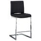 Sunset Dyane 7-Piece Counter Height Dining Set in Black and Silver Chrome, , large