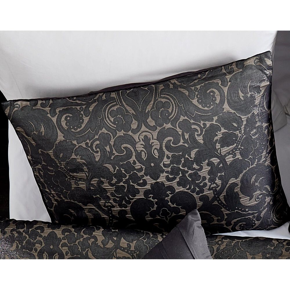 Hallmart Collectibles Dexton 9-Piece Queen Comforter Set in Tan and Black, , large